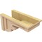 Ekena Millwork 8"W x 16"D x 8"H Wide Highland Rough Cedar Woodgrain TimberThane Corbel, Primed Tan CORUR08X16X08HLDRCPR - alternate 2